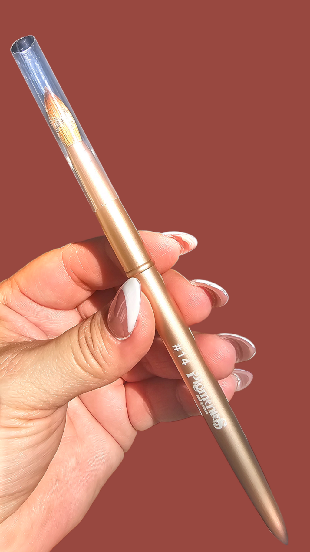 Pincel de aplicación de alta calidad #14 dorado