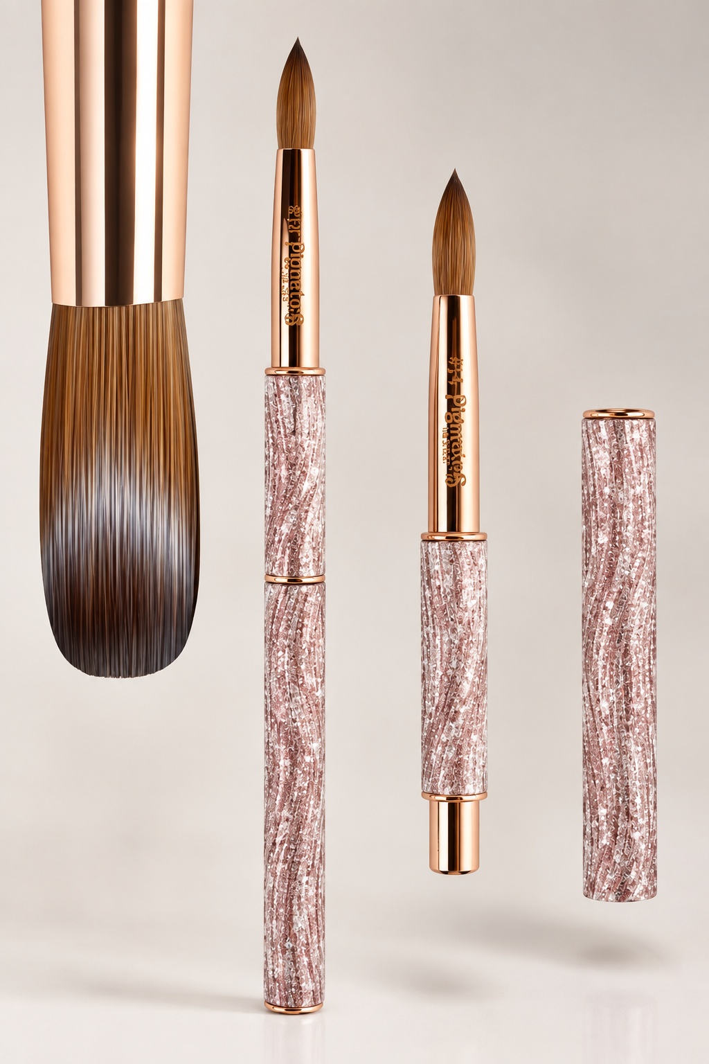 Pincel de aplicación de alta calidad #14 Rose Gold