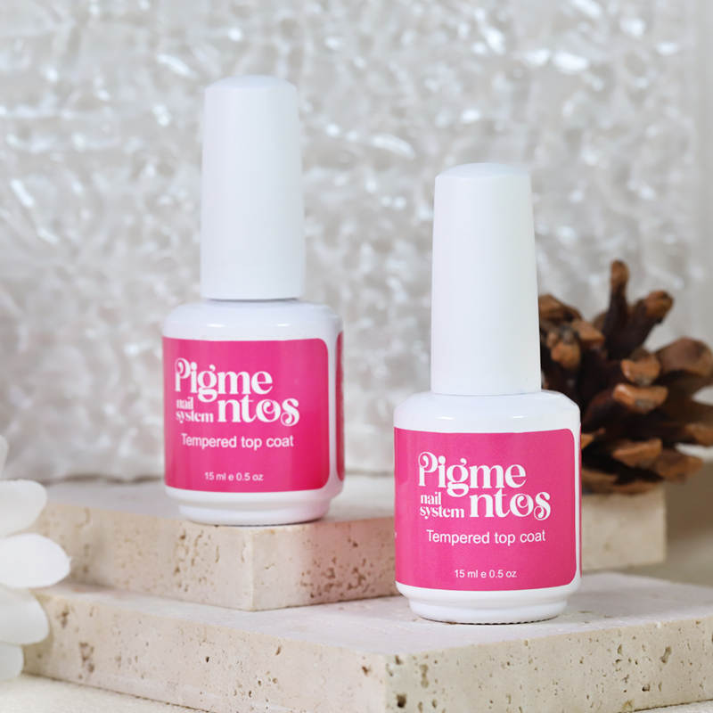 Tempered top coat gel